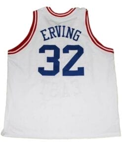 Julius Erving #32 ABA East Basketball Jersey White