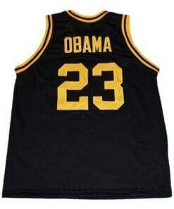 Barack Obama #23 Punahou High School New Basketball Jersey Black