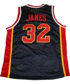 Lebron James #32 McDonalds All American Basketball Jersey Black