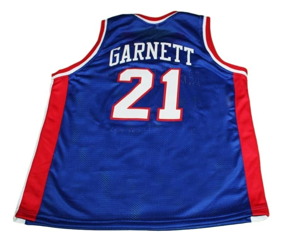 Kevin Garnett #21 McDonalds All American New Basketball Jersey Blue