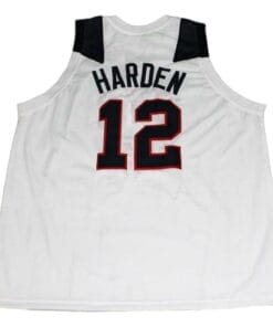 James Harden #12 Team USA Basketball Jersey White