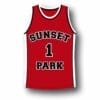 Sunset Park Movie Fredo Starr Shorty Basketball Jersey Red