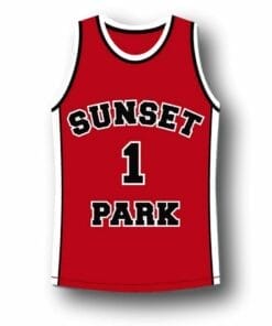 Sunset Park Movie Fredo Starr Shorty Basketball Jersey Red