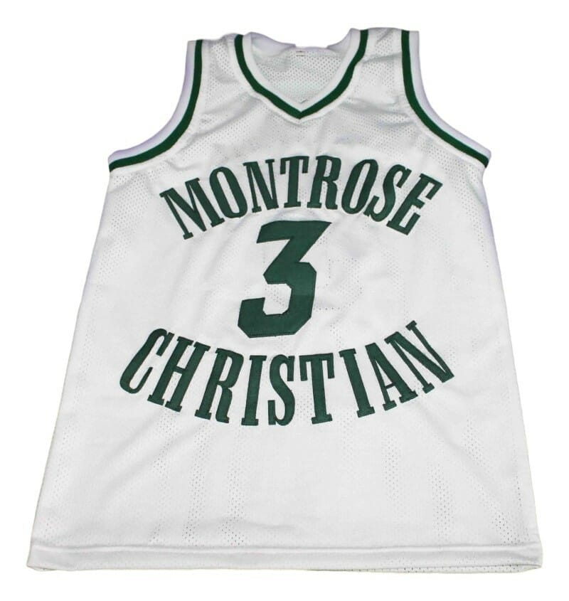 Kevin Durant #3 Montrose Christian New Basketball Jersey White - Image 2