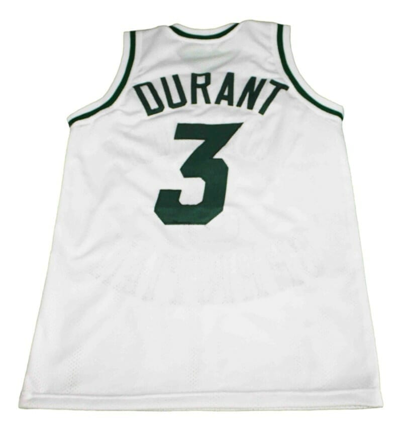 Kevin Durant #3 Montrose Christian New Basketball Jersey White
