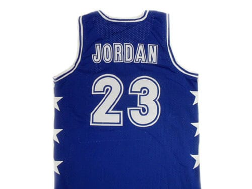 Michael Jordan #23 McDonald's All American Basketball Jersey Blue