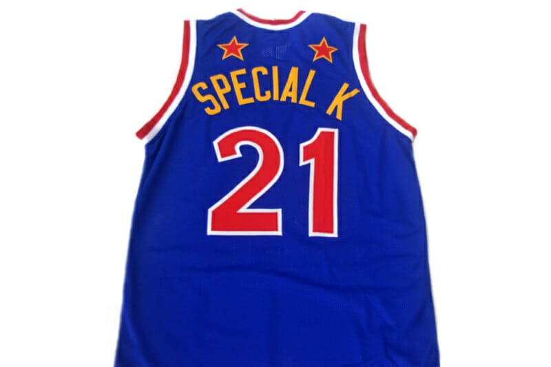 Kevin Special K #21 Harlem Globetrotters Basketball Jersey Blue