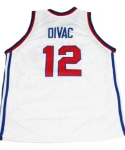 Vlade Divac #12 Jugoslavija Yugoslavia New Basketball Jersey White