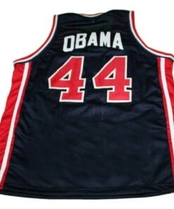Barack Obama #44 Team USA New Basketball Jersey Navy Blue