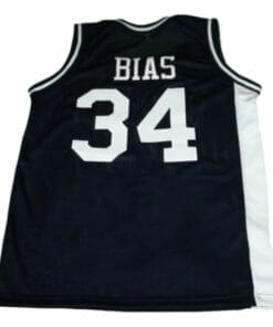 Len Bias #34 Northwestern Wildcats Basketball Jersey Navy Blue
