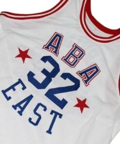 Julius Erving #32 ABA East Basketball Jersey White