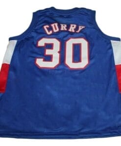Stephen Curry #30 Knights High School New Basketball Jersey Blue