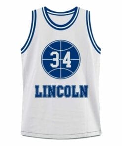 Shuttlesworth #34 Lincoln High School Ray Allen Basketball Jersey White