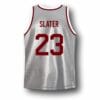 AC Slater #23 Bayside Saved By The Bell Basketball Jersey Grey