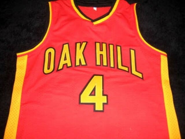 Rajon Rondo #4 Oak Hill High School Basketball Jersey Red