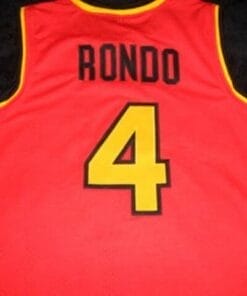 Rajon Rondo #4 Oak Hill High School Basketball Jersey Red