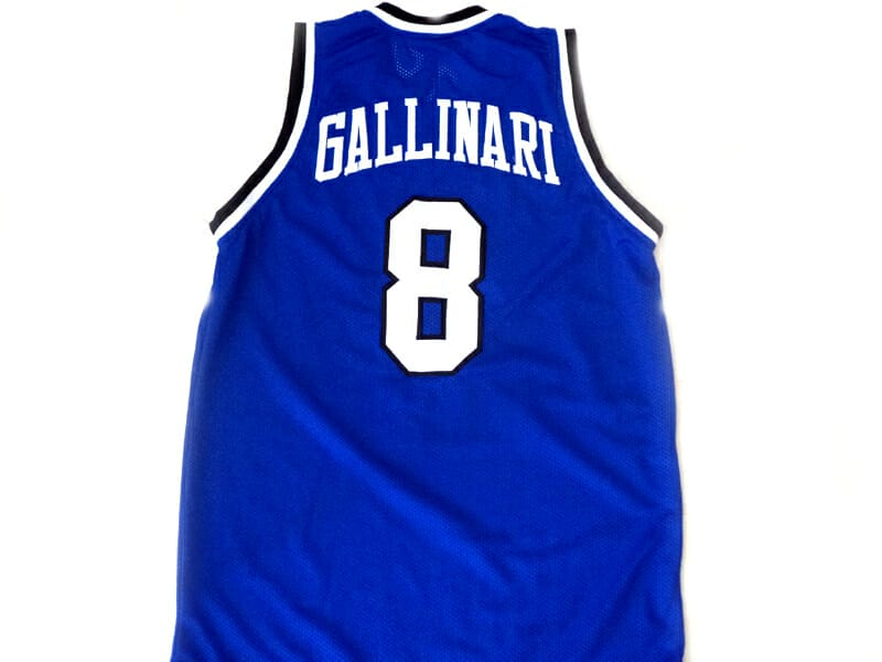 Danilo Gallinari #8 Italia New Basketball Jersey Blue
