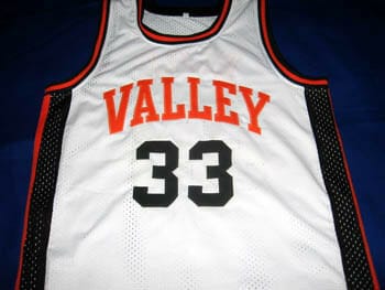 Larry Bird #33 Valley High School Basketball Jersey White - Image 2