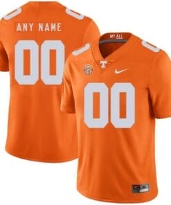 Tennessee Vols Jersey Personalized Name Number College Football Orange
