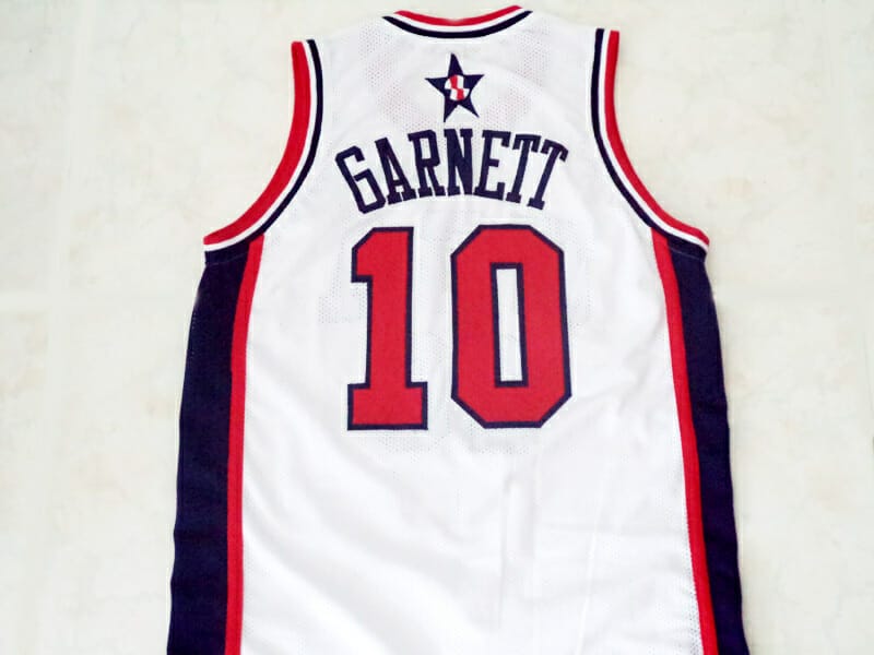 Kevin Garnett #10 Team USA New Basketball Jersey White