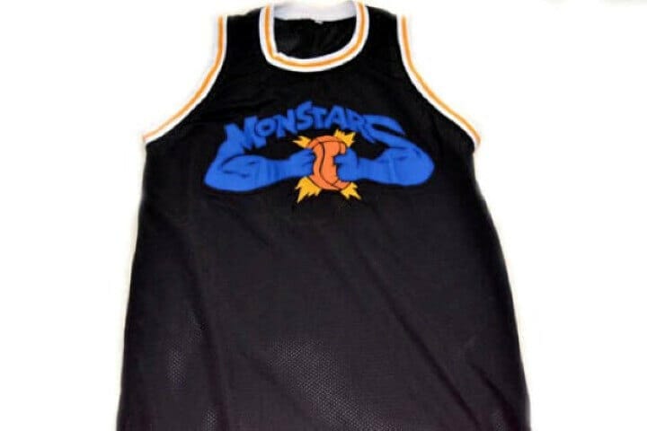 Monstars #0 Tune Squad Space Jam Movie Basketball Jersey Black