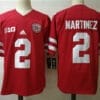 Nebraska Cornhuskers #2 Adrian Martinez Nebraska Jersey Football Red