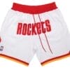 Houston Rockets White Shorts