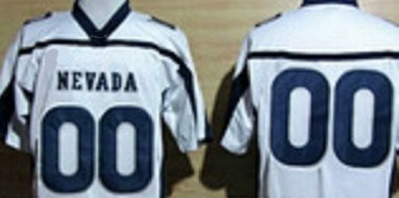 Nevada Wolf Pack Custom Jersey Football Style 1