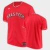 Texas Tech Red Raiders Custom Name Number Red College Baseball Jersey