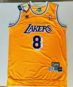 Bryant #8 Basketball Yellow Jersey