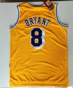 Bryant #8 Basketball Yellow Jersey