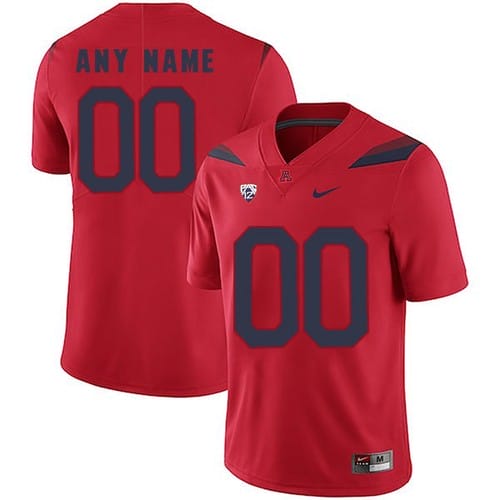 Custom Arizona Wildcats Jersey Name and Number College Football Red