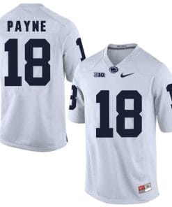 Penn State Nittany Lions Lamont Payne Jersey #18 Football NCAA Jerseys White