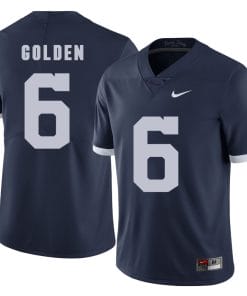 Penn State Nittany Lions Malik Golden Jersey #6 Football NCAA Jerseys Dark Blue