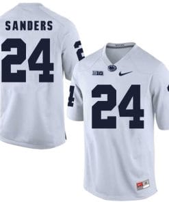 Penn State Nittany Lions Miles Sanders Jersey #24 Football NCAA Jerseys White