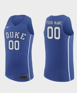 Custom Duke Blue Devils Jersey Name, Number College Basketball Royal