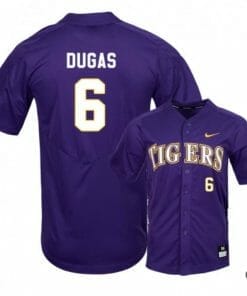 Gavin Dugas Jersey Lsu Tigers Baseball NCAA College Purple Elite Alumni #6