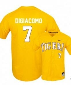 Giovanni DiGiacomo Jersey Lsu Tigers Baseball NCAA College Yellow Elite Alumni #7