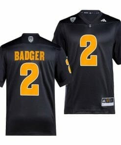 Arizona State Sun Devils Elijhah Badger Jersey #2 Premier Black College Football 2023
