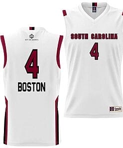 Aliyah Boston Jersey #4 South Carolina Gamecocks College Basketball Alumni White