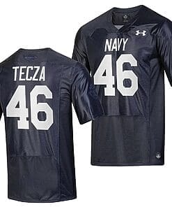 Alex Tecza Jersey #46 Navy Midshipmen Silent Service Replica College Football Navy