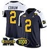 Blake Corum Jersey #2 Michigan Wolverines 1000 Wins Patch Vapor College Football Navy Alternate