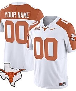 Custom Texas Longhorn Jersey Name and Number Vapor Limited College Football Stitched Inverted