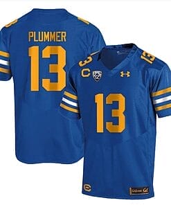 Cal Bears Jack Plummer Jersey #13 College Football 2023 Stitched Royal