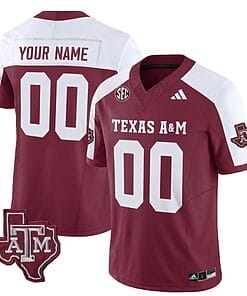 Custom Texas A&M Aggies Jersey Name and Number Vapor Limited College Football Stitched Alternate