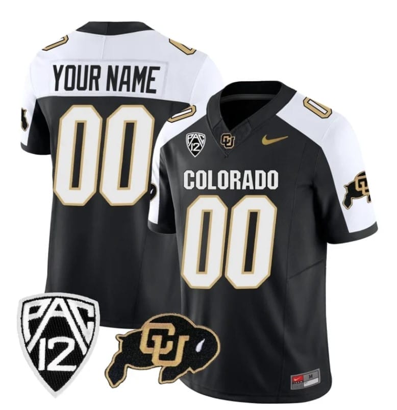 Custom Colorado Buffaloes Jersey Name and Number Vapor Limited College Football All Stitched Alternate