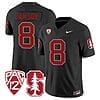 Justin Lamson Jersey #8 Stanford Cardinal Jersey Vapor Limited College Football Black