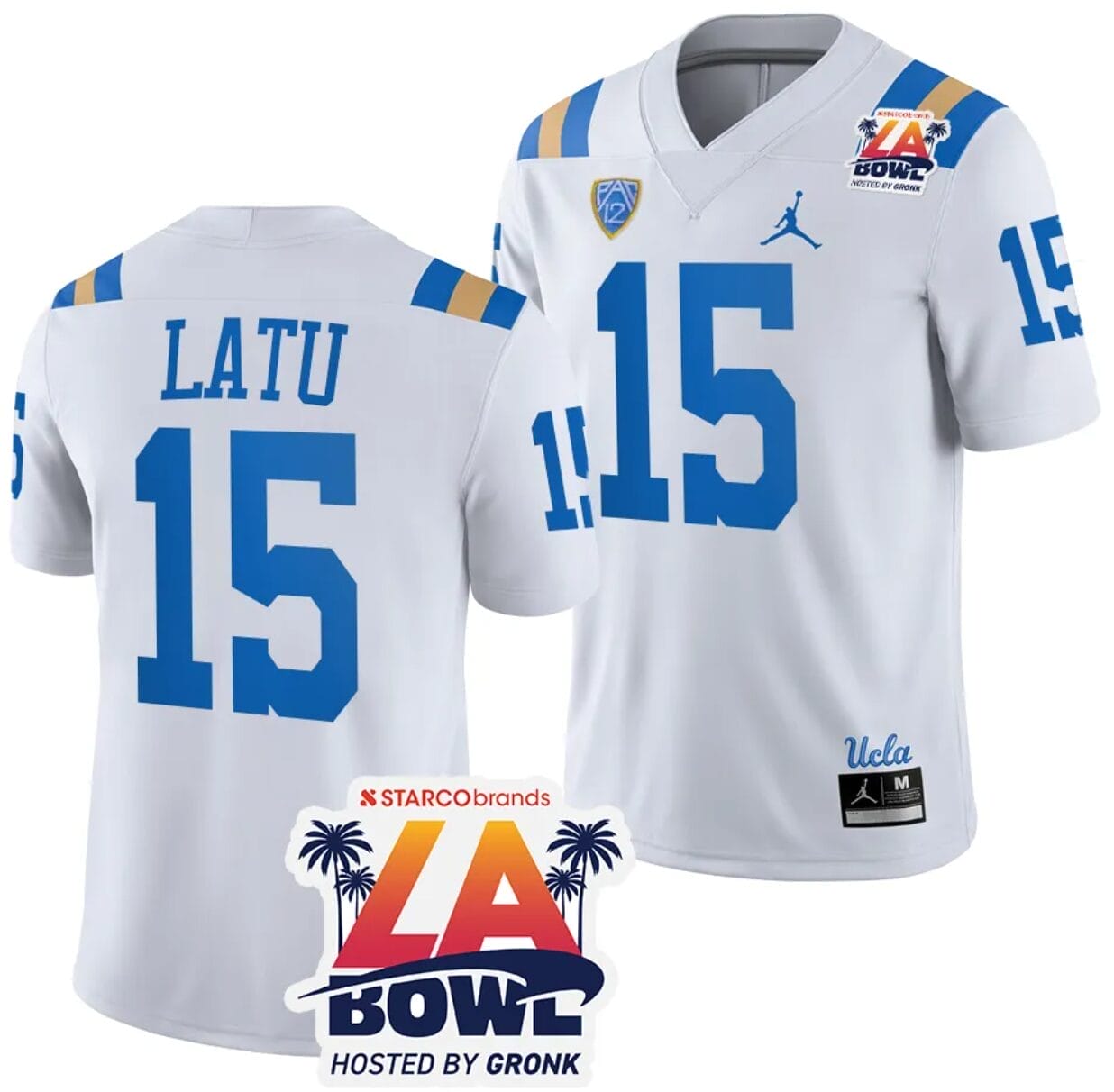 Laiatu Latu Jersey #15 UCLA Bruins 2023 LA Bowl College Football White