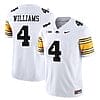 Leshon Williams Jersey #4 Iowa Hawkeyes Vapor Limited College Football White