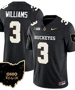 Miyan Williams Jersey #3 Ohio State Buckeyes College Football Stitched Special Vapor Limited Black